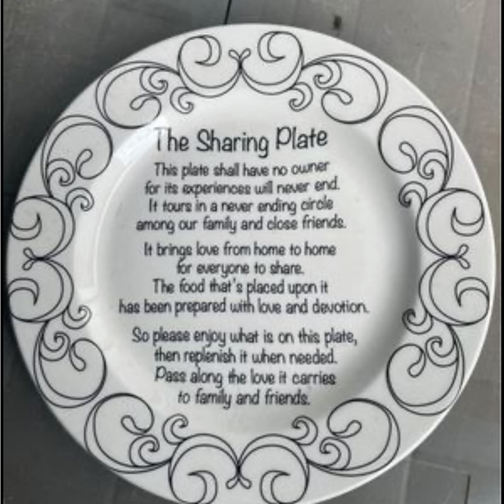 Sharing plate